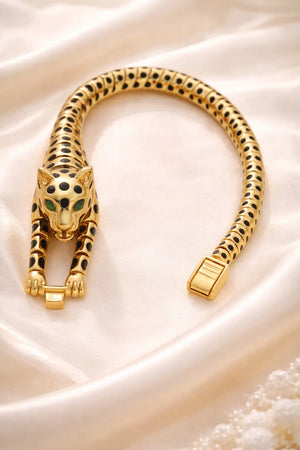 MIORA 925 Sterling Silver Jaguar Bracelet