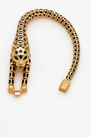 MIORA 925 Sterling Silver Jaguar Bracelet