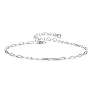 MIORA 925 Sterling Silver Link Chain Bracelet
