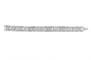 MIORA 925 Sterling Silver Link-Geometric Zirconia Bracelet - image 3