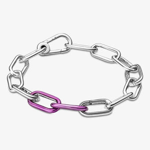MIORA 925 Sterling Silver Medallion Charm Bracelet