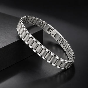 MIORA 925 Sterling Silver Stratum Linked Bracelet