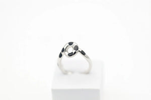 MIORA 925 Sterling Silver Swirl Loop Ring - image 2