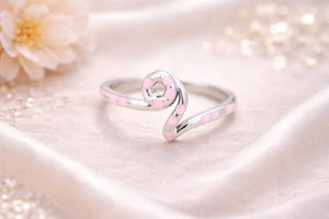 MIORA 925 Sterling Silver Swirl Loop Ring - image 6