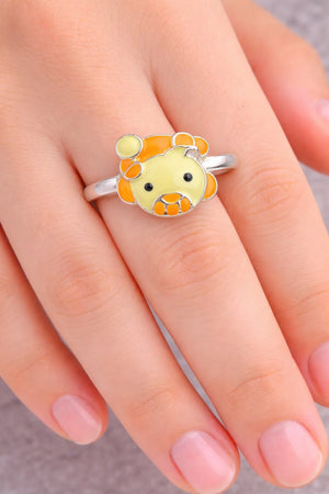MIORA 925 Sterling Silver Teddy Bear Ring