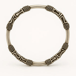 MIORA 925 Sterling Silver Tribal Kada