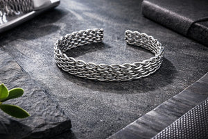 MIORA 925 Sterling Silver Woven Rope Bracelet - image 3