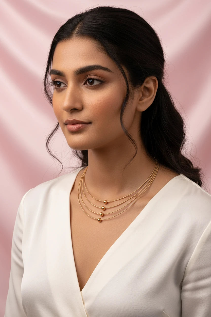 4 Layer Italian Stylish Necklace