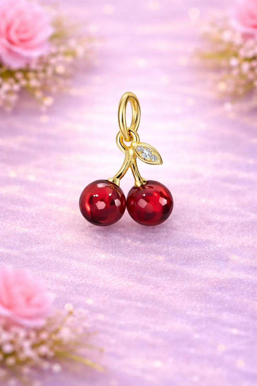 Cherry Pendant Necklace