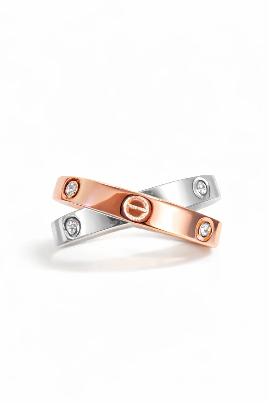 Crossover-Glow Zirconia Ring