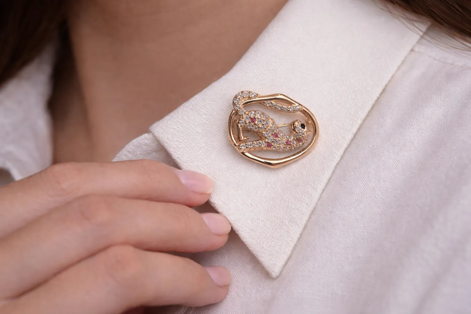 Emerald Vigil Mini Brooch