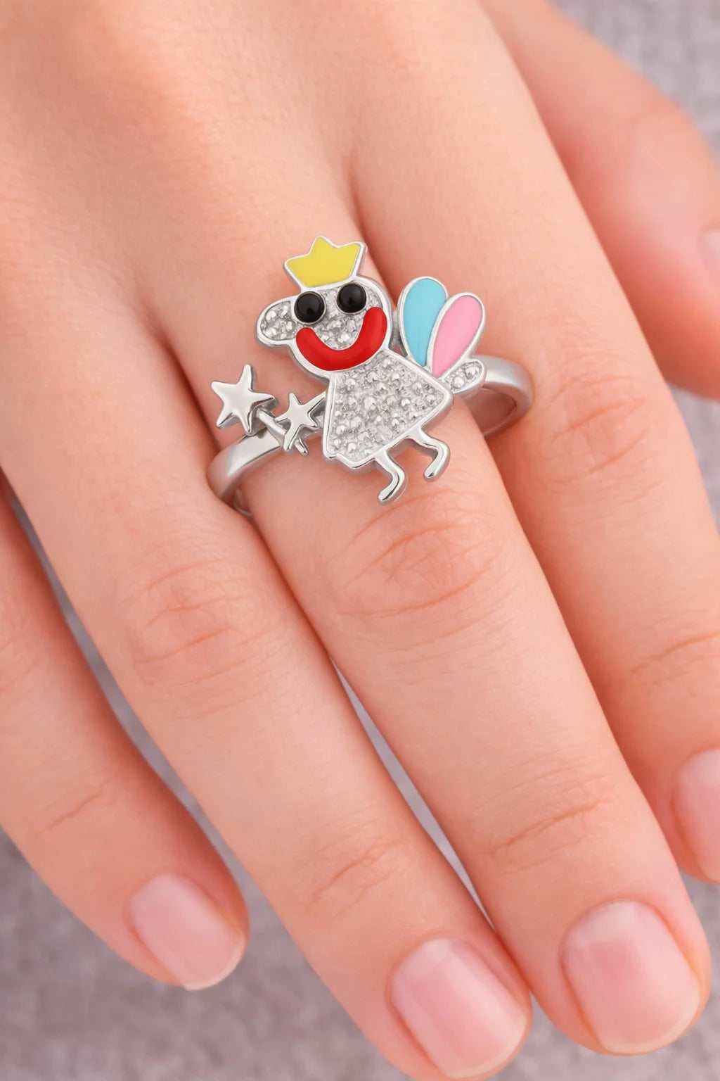 Fairy Princess Enamel Ring