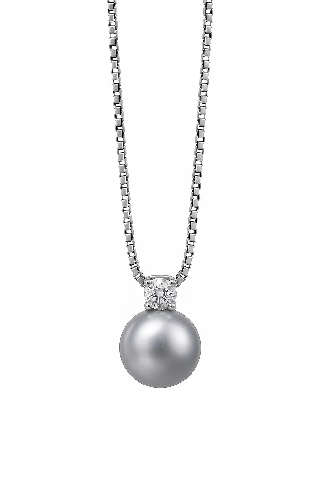 Grey Pearl Necklace