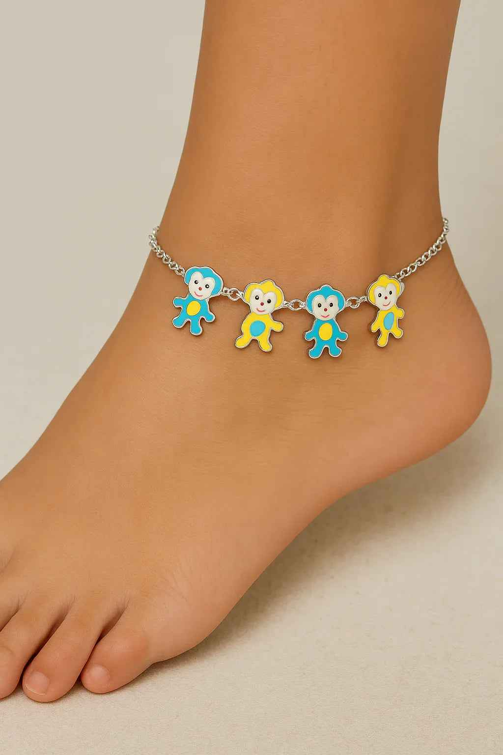 Kids Mini Mouse Enamel Anklet