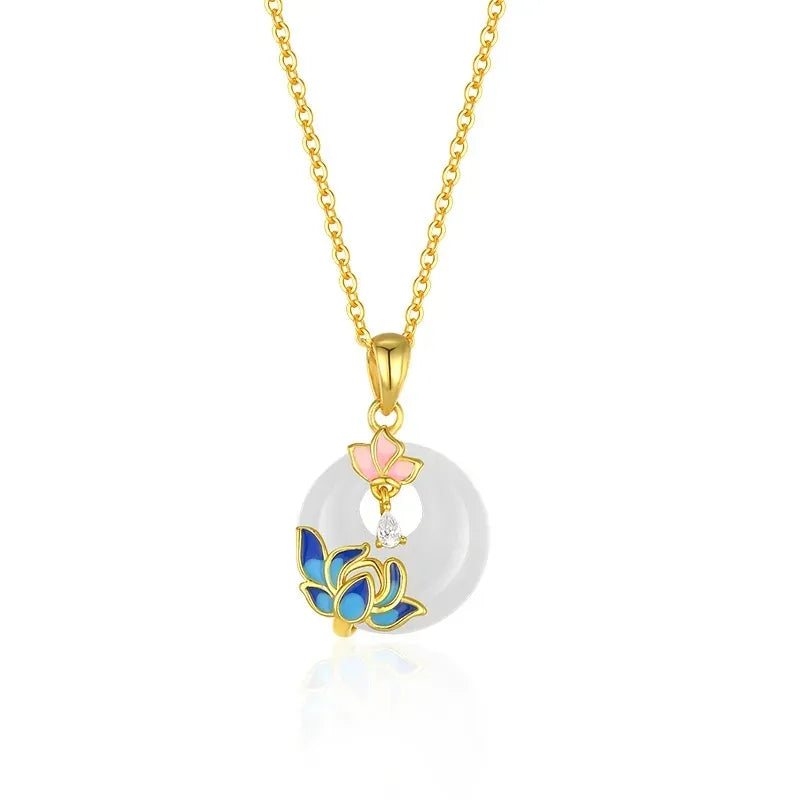 Lotus Jade Necklace