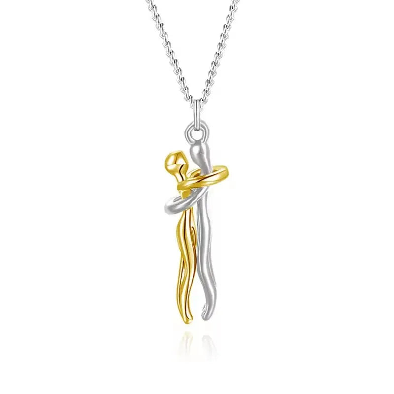 Couple Embrace Pendant