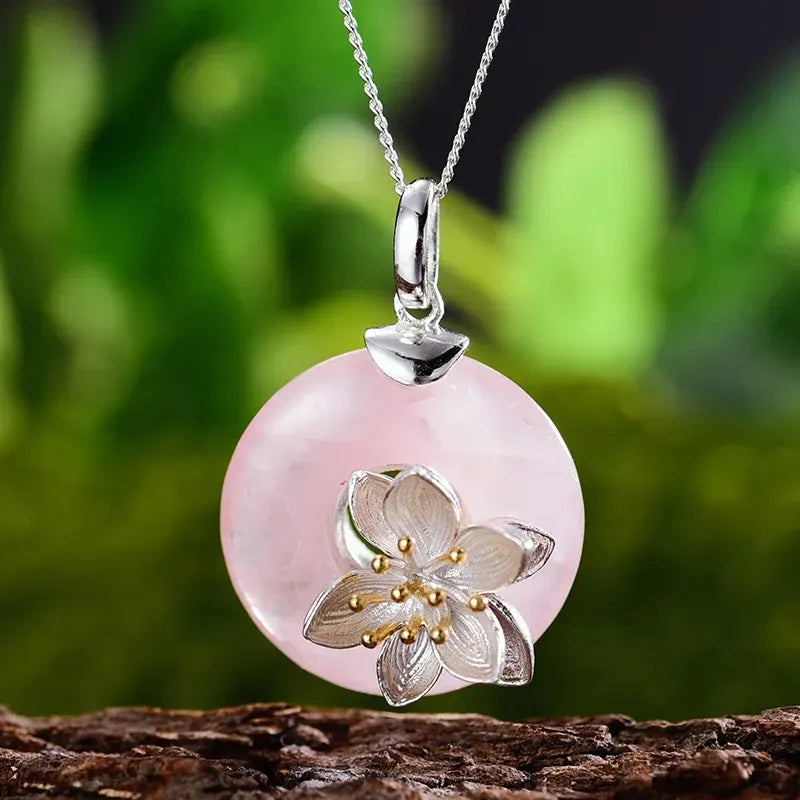 Floral Jade Necklace