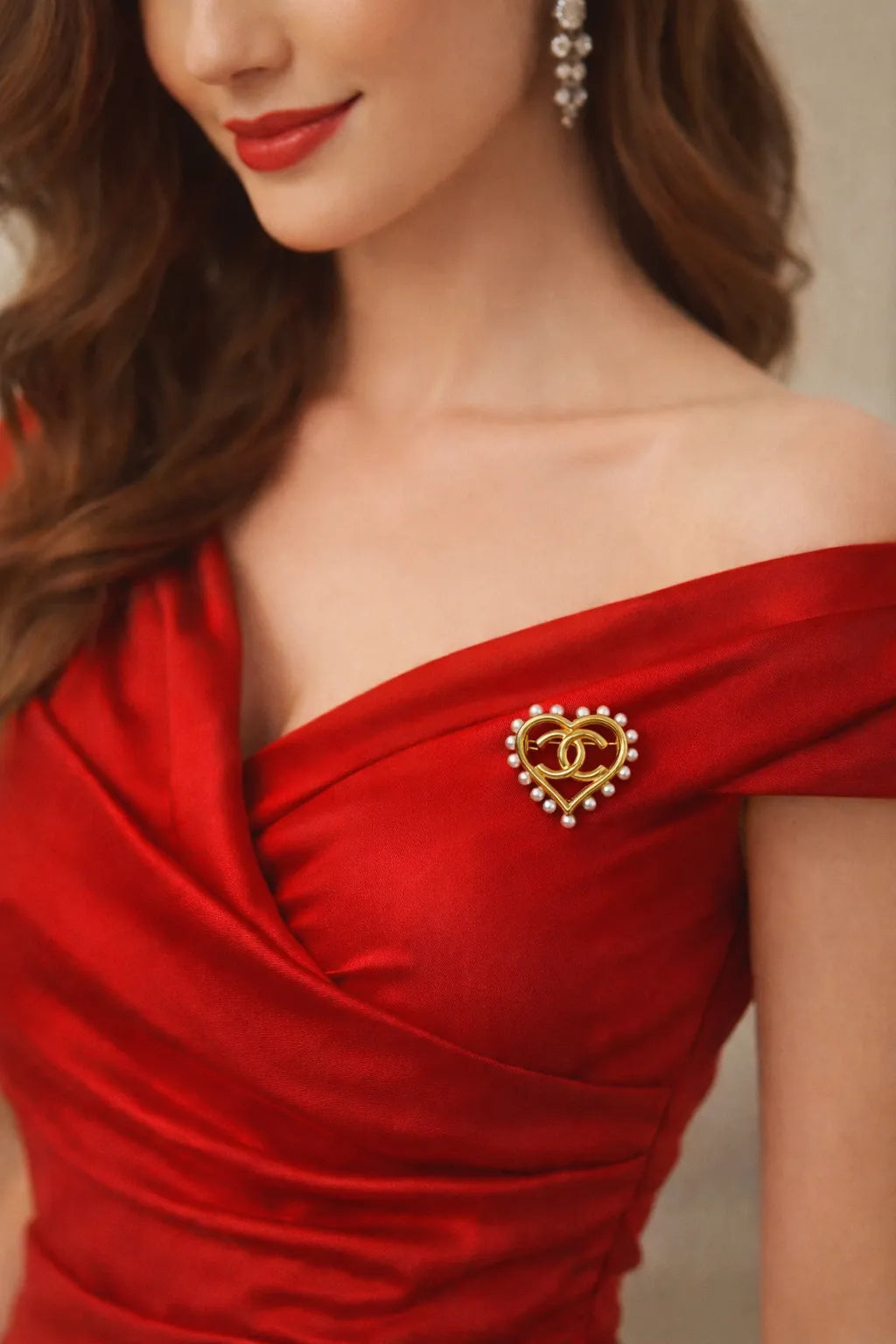 Pearl Monochrome Brooch