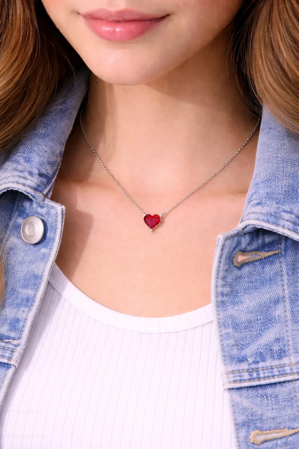 Red Heart Necklace
