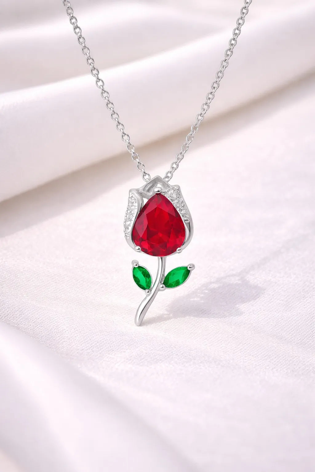 Red Rose Necklace