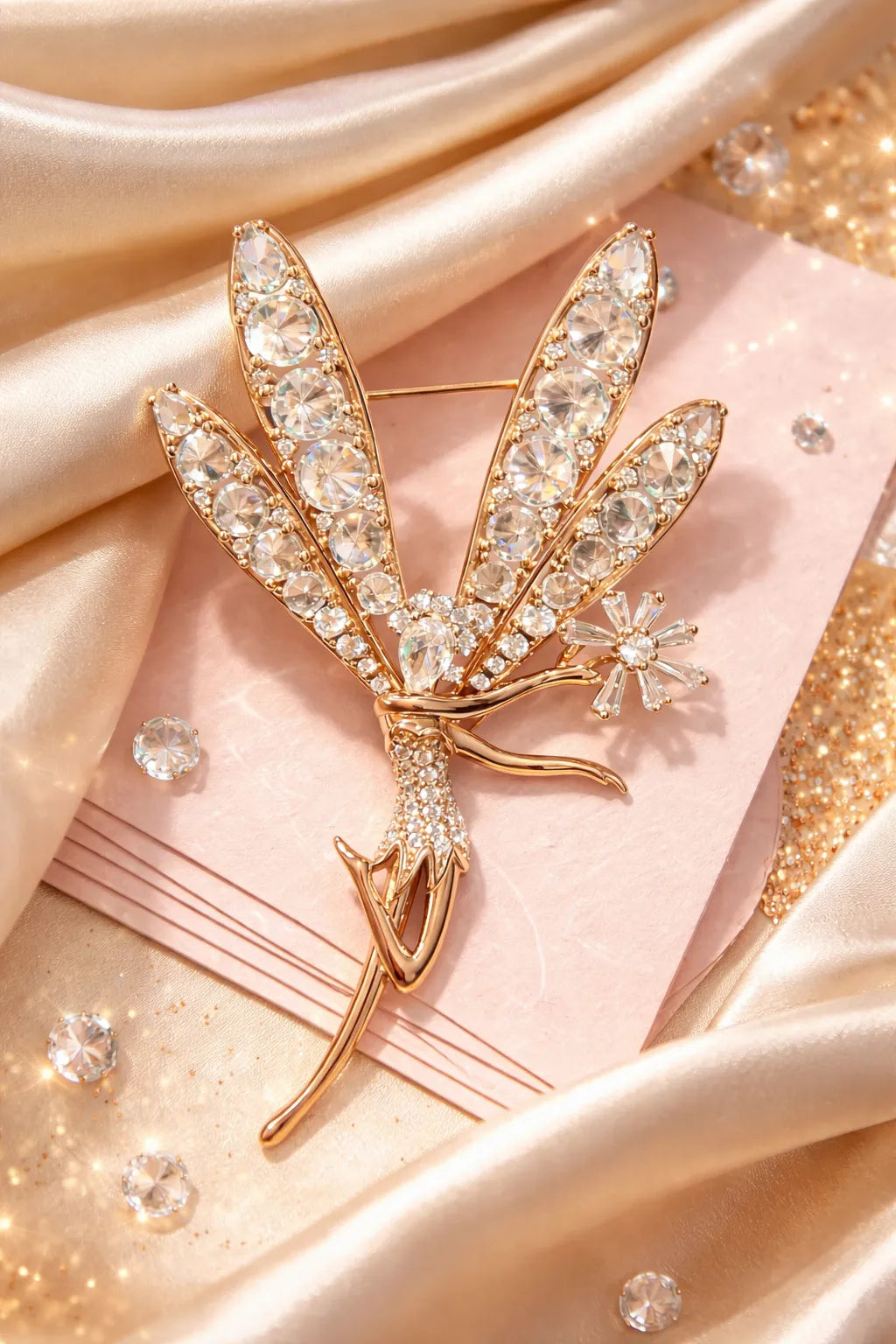 Rose Fairy Brooch