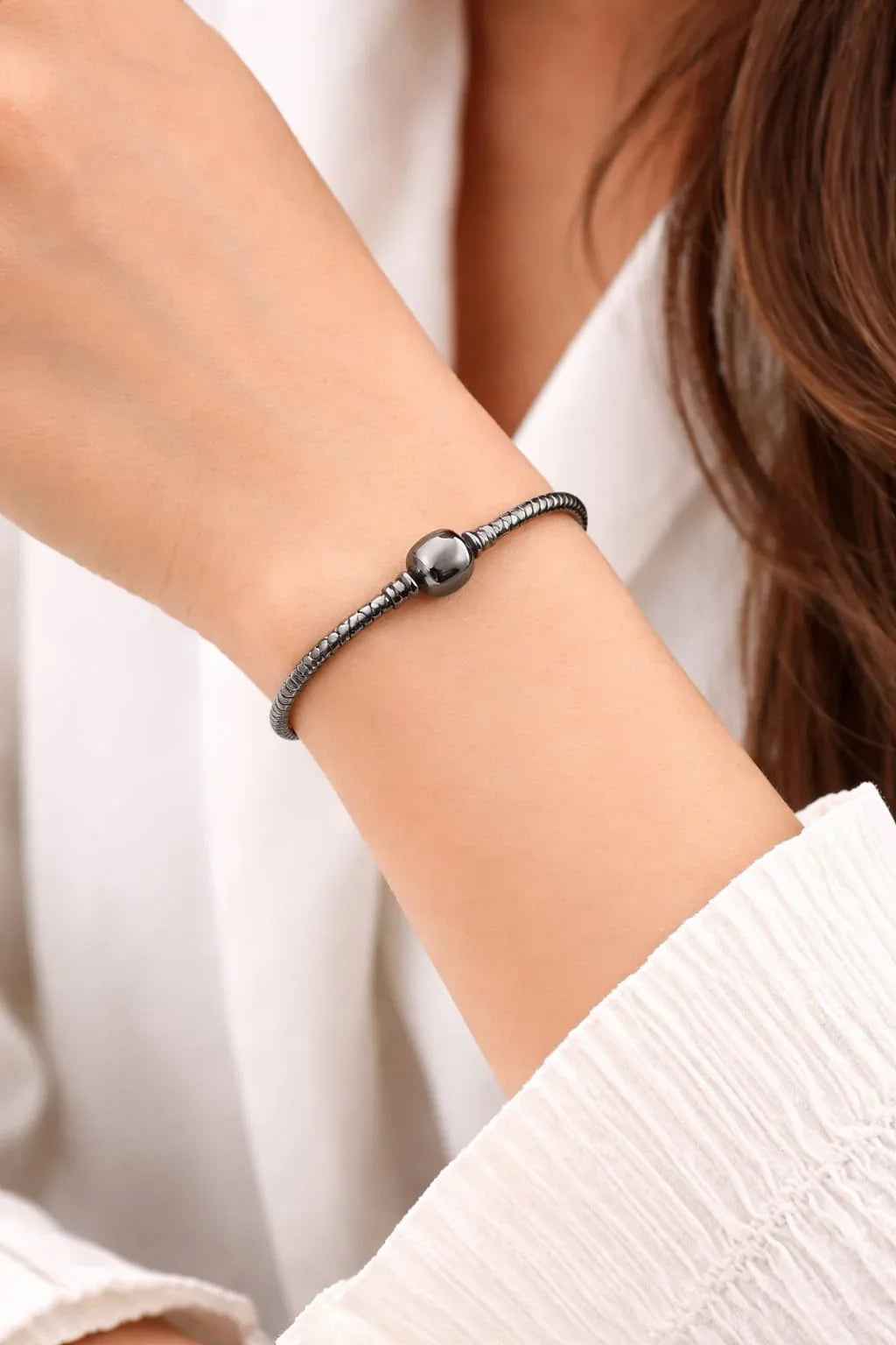 Black Snake Chain Bracelet