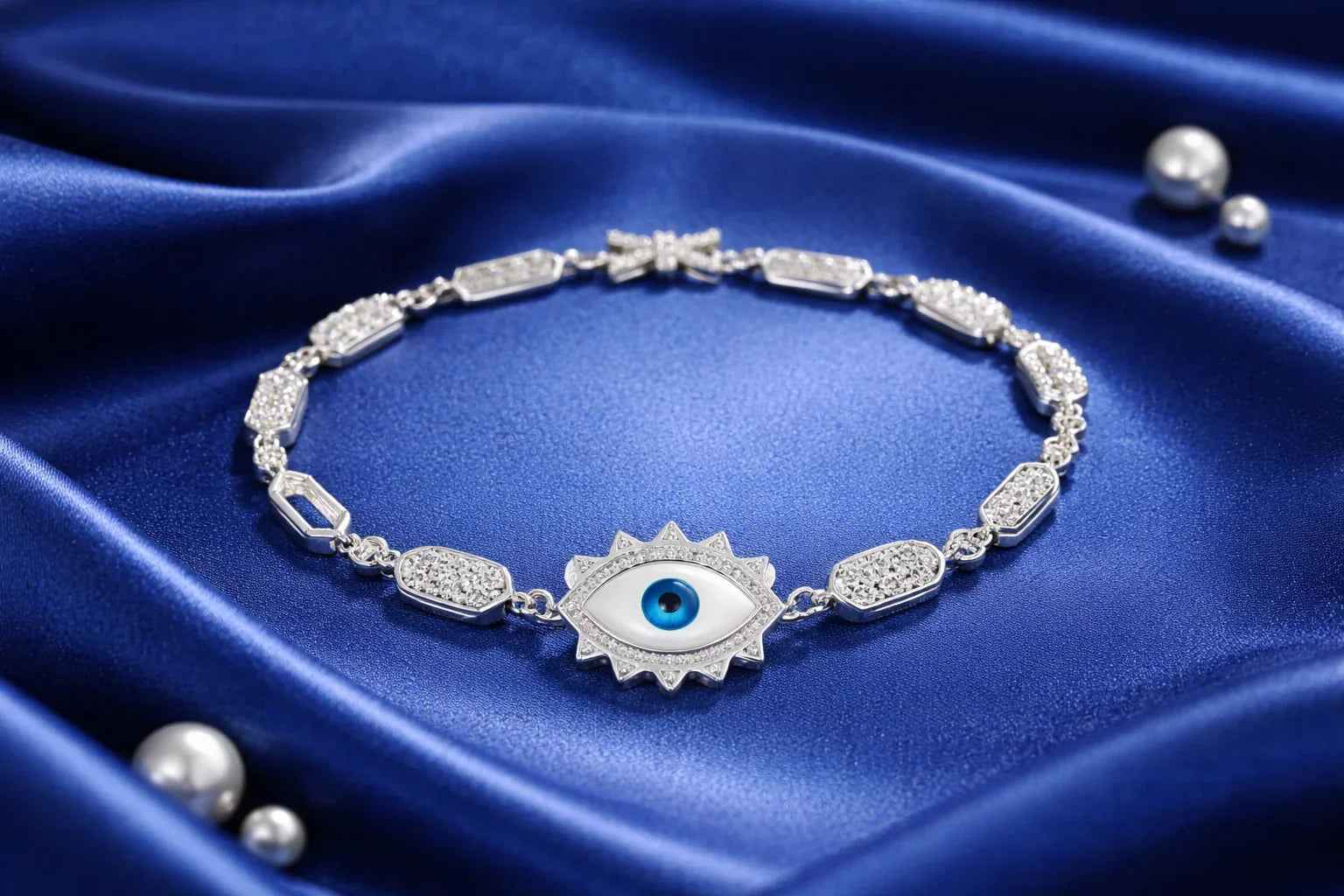 Blue Evil Eye Bracelet