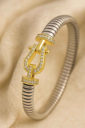 Equinox Dual Tone Bangle