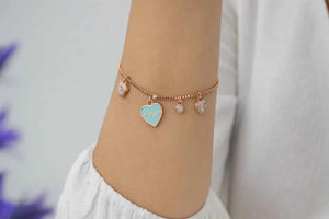 Heartbeat Charm Bracelet