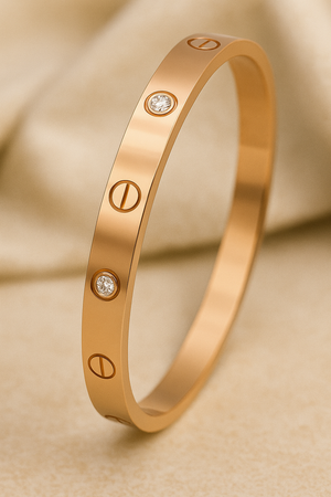 Rose Gold Eternal Love Bangle - Miora