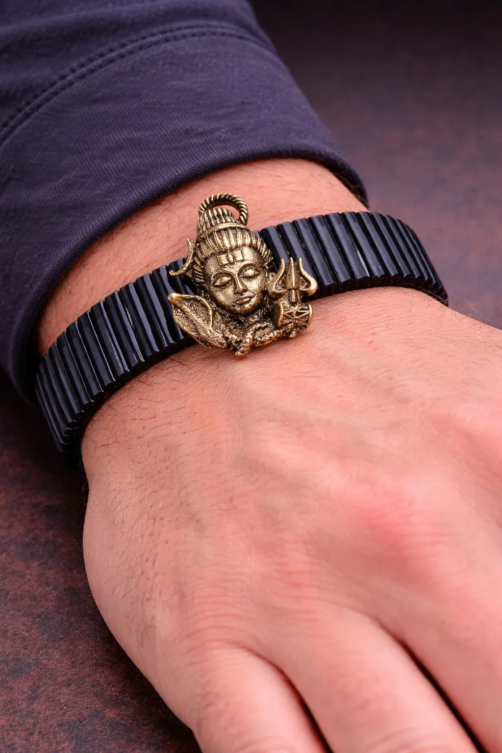 Sacred Shiva Ceramic Adjustable Bracelet - Miora