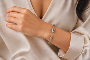 Snake Head Cuff Bracelet - Miora