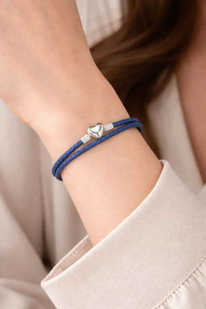 Braided Leather Wrap Bracelet