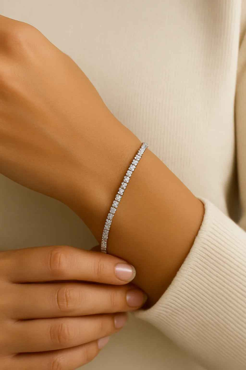 Classic Tennis Chain Bracelet