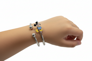 Open Cuff New Born Bead Charm Bangles | Variants