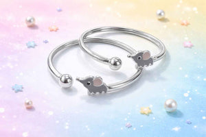Open Cuff New Born Bead Charm Bangles | Variants