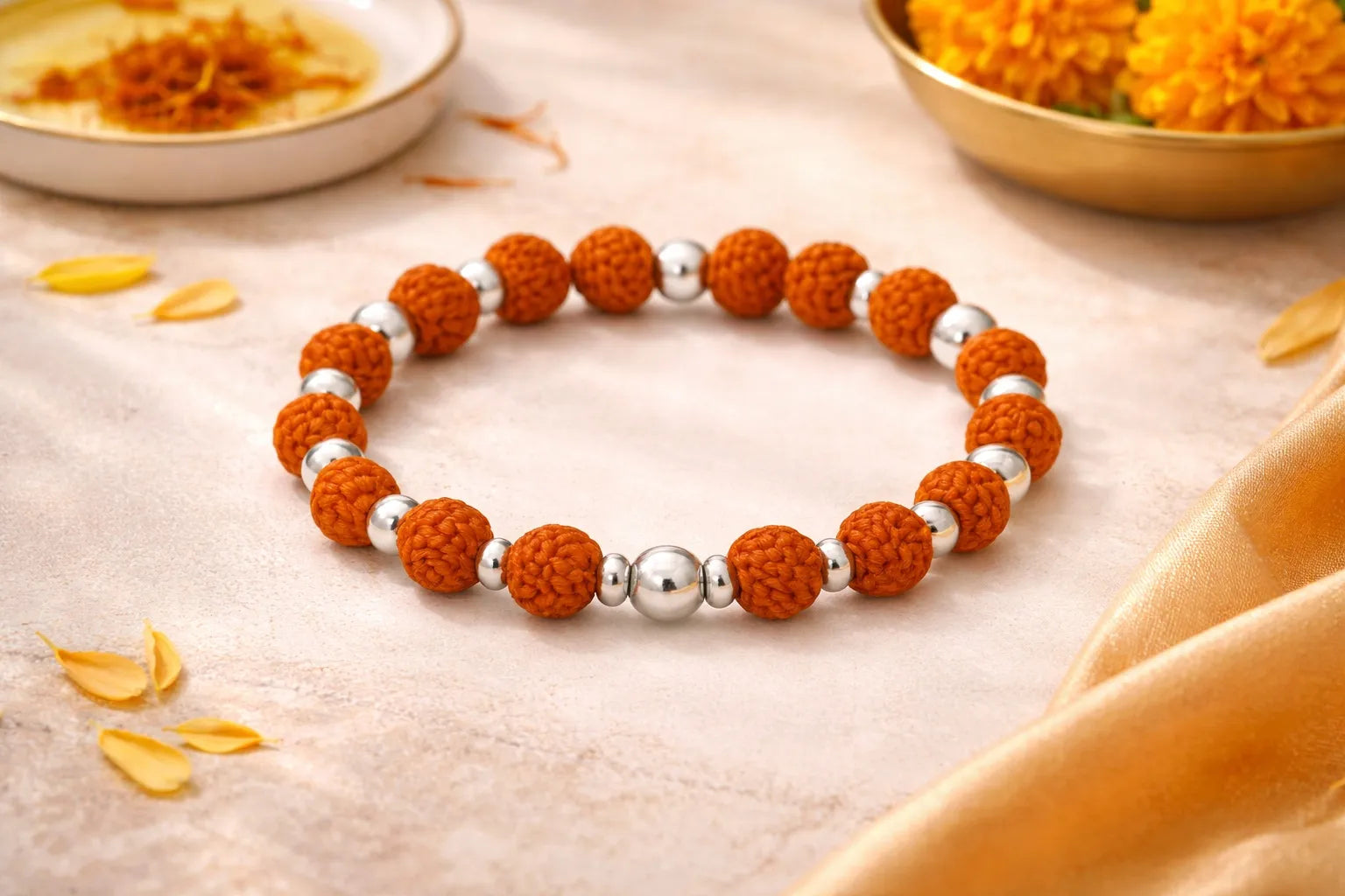 Rudraksha Bead Bracelet