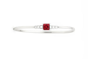 Princess-Cut Ruby Bracelet - Miora