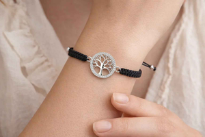 Tree of Life Macrame Bracelet | Adjustable Unisex Design