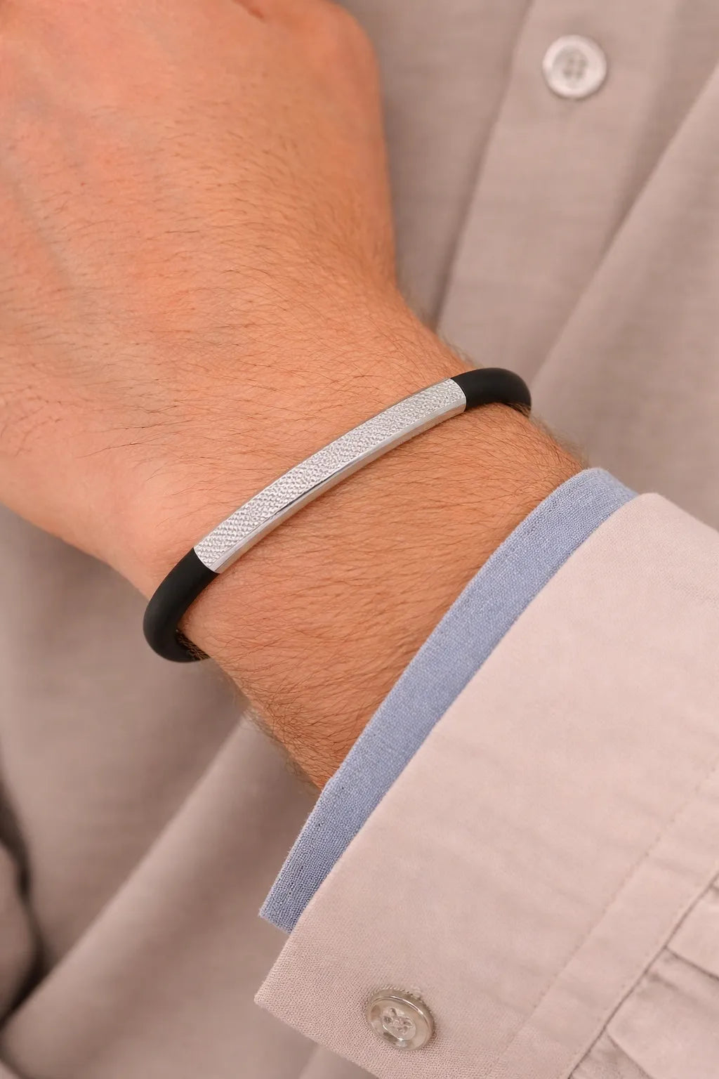 Textured Strap Bracelet