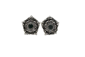 Antique flora stud Toe ring