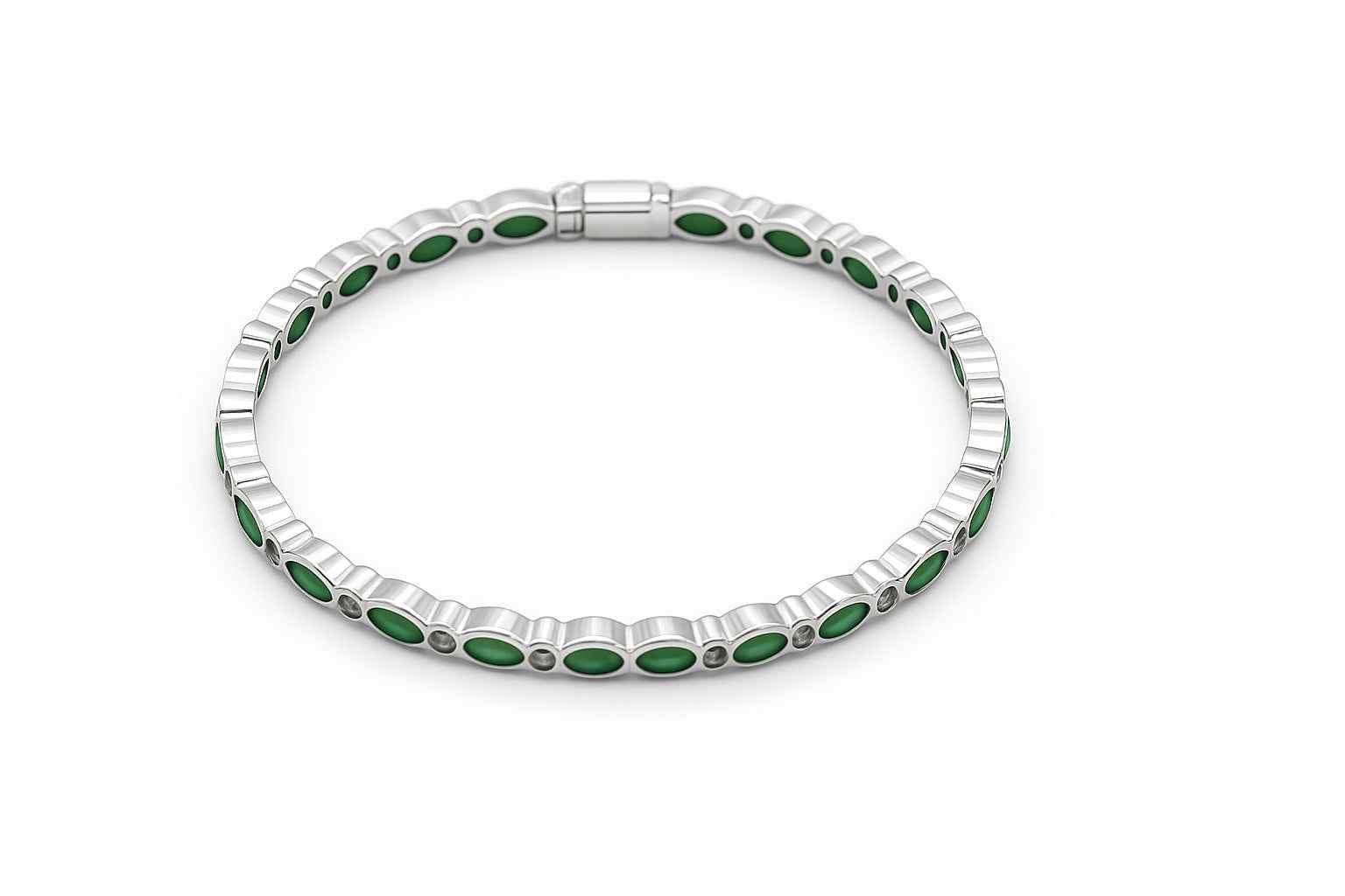 Marquise Stone Bangle