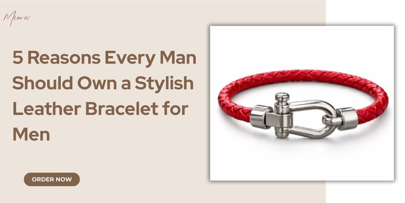 Stylish Leather Bracelet for Men