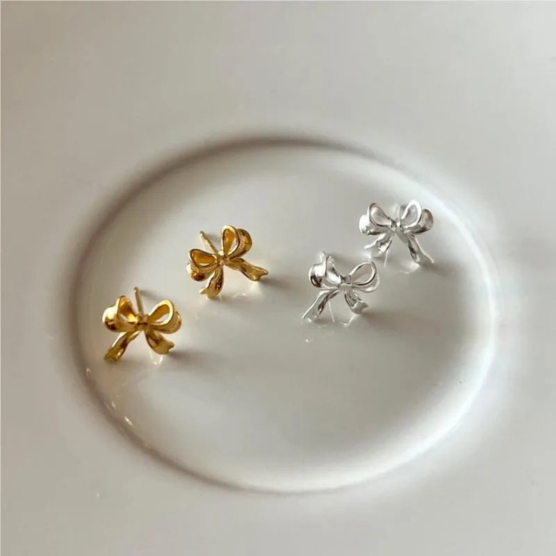 Bow Knot Stud Earrings