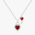 Heart Lock & Key Necklace