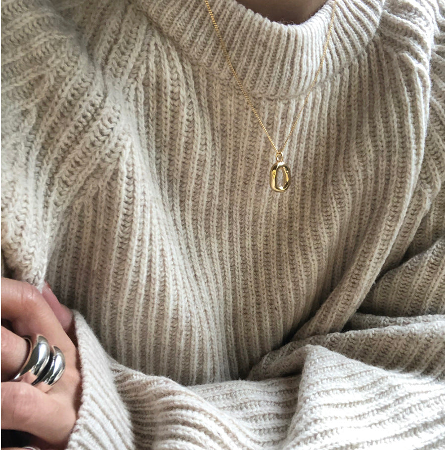 Abstract Organic Pendant Necklace