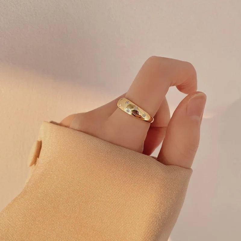 Adjustable Star Ring | 18K Gold Plated