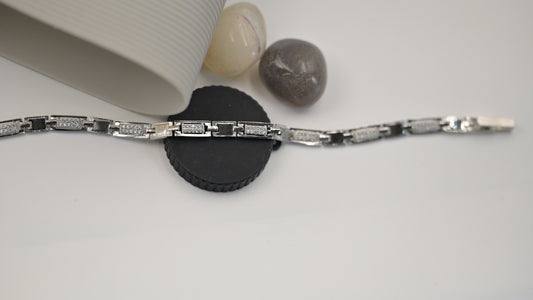 Silver Men’s Link Bracelet