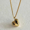 Heart Pendant Necklace | 18 K Gold Plated