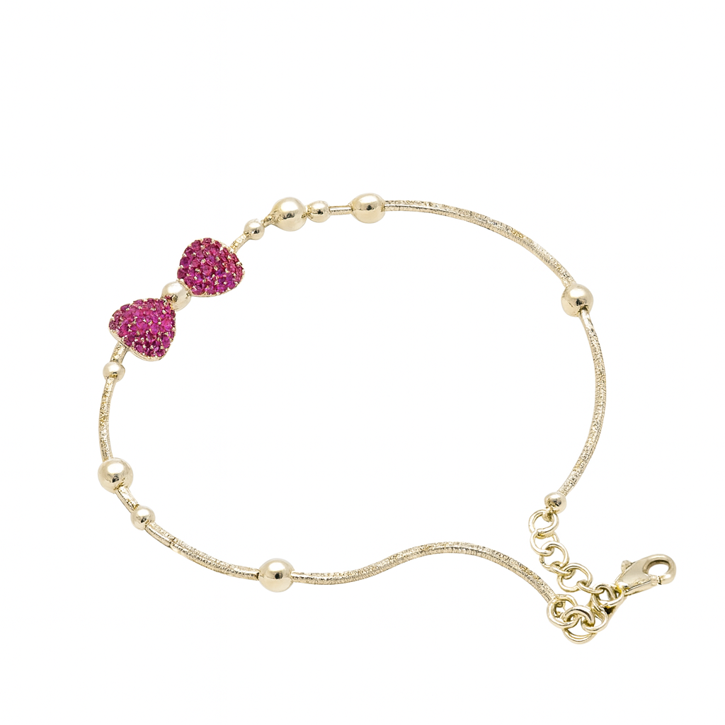 Womens Blossom Bow Anklet